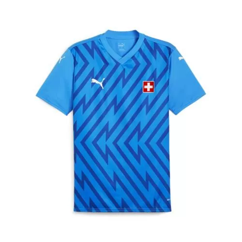 Schweiz Torwart Trikot EM ohne SFV Logo blau - 2024-25